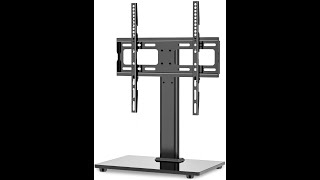 RFIVER Universal Swivel Tabletop TV Stand Base for 32-55 inch Flat Curved Screens max 88lbs
