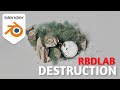 Blender rbdlab destruction tutorial