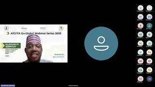AfCFTA Go Global Webinar Series   Cohort 1 Session 1 Part 1