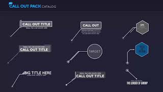 Callout Pack | After Effects Project - Envato elements
