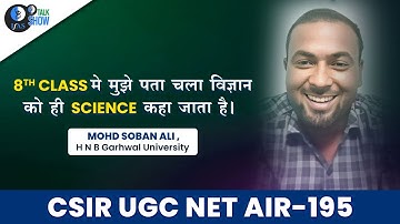 CSIR NET Life Science Topper Interview 2023 | Mohd Soban Ali AIR 195 | IFAS