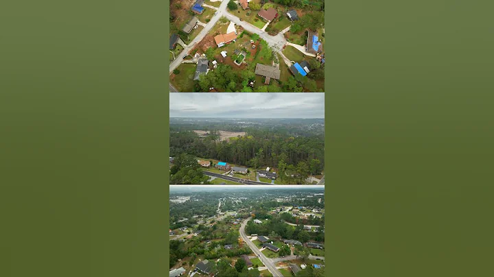 The aftermath of hurricane Helene nearly 2 months later. Augusta, Georgia