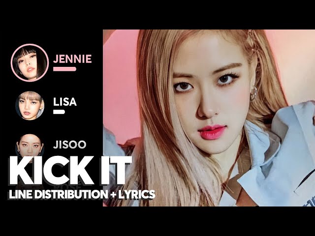 BLACKPINK - Kick It (Line Distribution + Color Coded Lyrics) class=