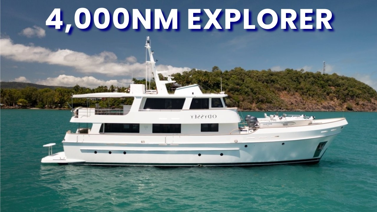 96ft Cheoy Lee Expedition Yacht With 3 Tenders & Built to Go