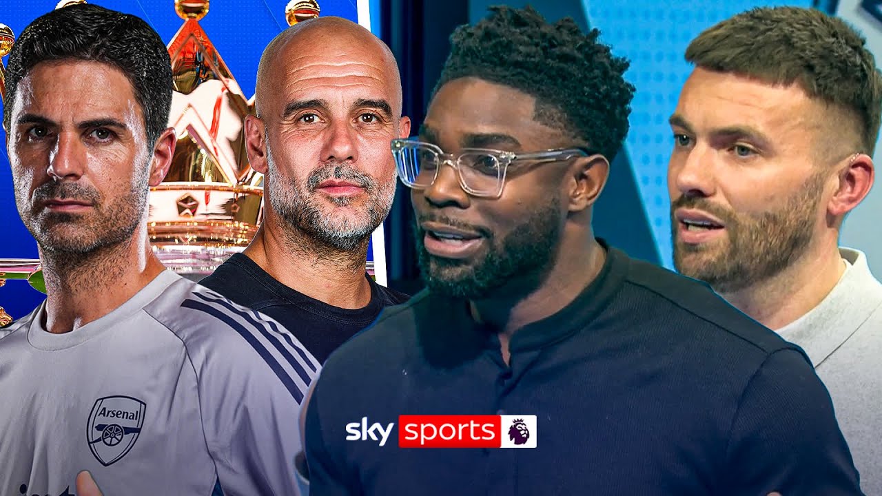 Micah Richards on Sky Sports for Leeds vs Man City