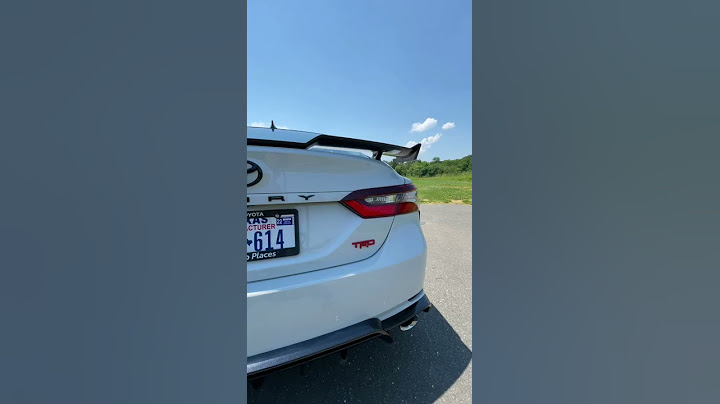 2021 Toyota Camry TRD Exhaust Sound!
