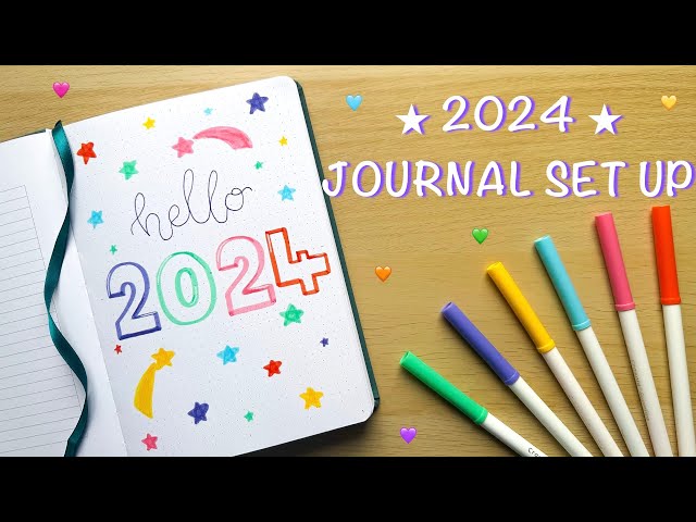 Stepping into the New Year with my 2024 January Bullet Journal