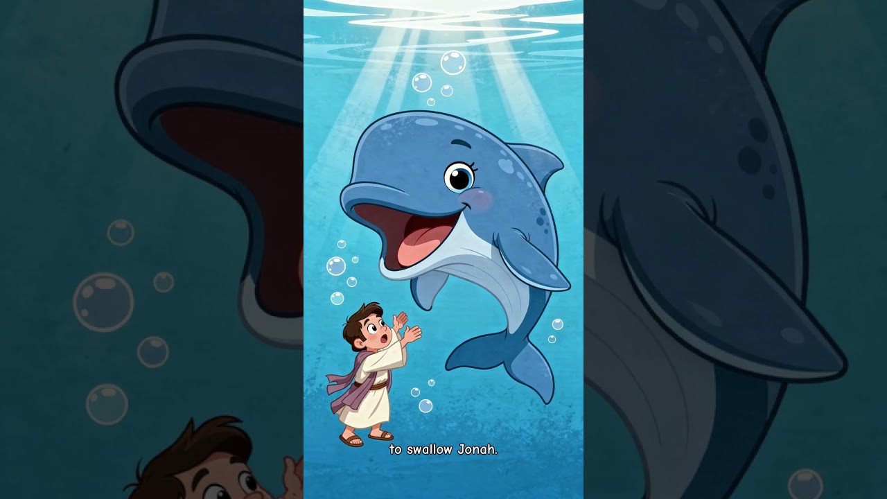 Bible story film: یونس، بہت بڑی مچھلی اور خدا کی زبردست رحمت 🐟🙏