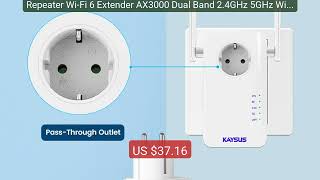 Repeater Wi-Fi 6 Extender AX3000 Dual Band 2.4GHz 5GHz WiFi S... — Amazing Value 2026 | Must Have!