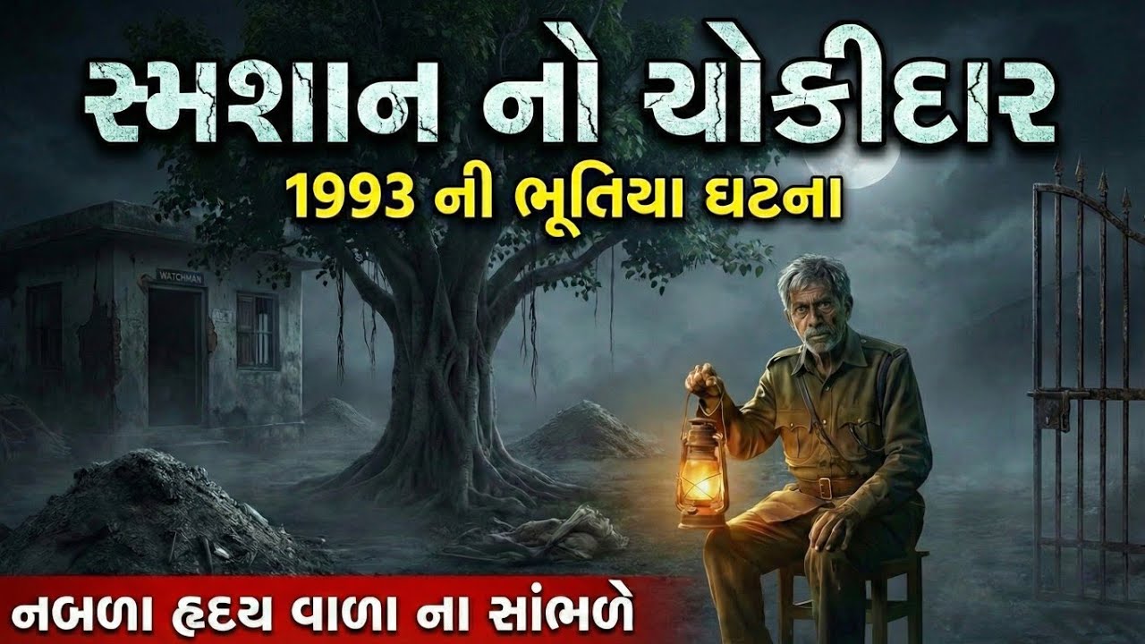 સ્મશાનનો ચોકીદાર 1993માં બનેલી એક ભુતિયા ઘટના | નબળા હૃદય વાળા ના સાંભળે | horror story Gujarati