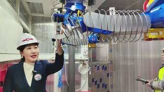 robotic waterjet cutting station , 4 projects in workshop