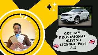 Full Finally Got my Provisional Driving UK License, See How it looks | UKSHUKE Update