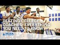 Texting College Coaches: Everything You Need to Know