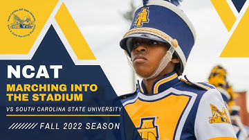 NCAT - Marching into the Stadium vs. SCSU 2022
