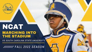 NCAT - Marching into the Stadium vs. SCSU 2022