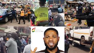 Police Officer Pulls A Gɥn To Fight A KMA Task Force During Towing Operations.