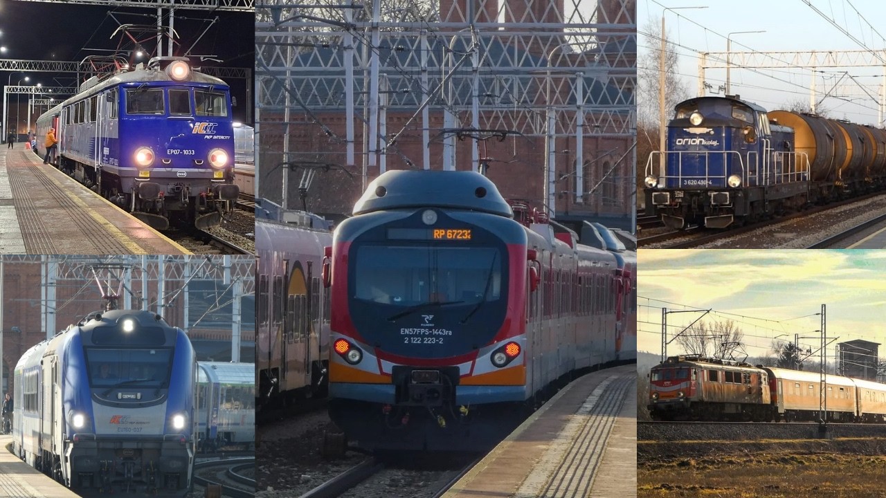 Lutowe pociągi w Świebodzicach 2026