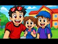 LLEVO a mis HIJOS a SU PRIMER DIA de CLASE en ROBLOX