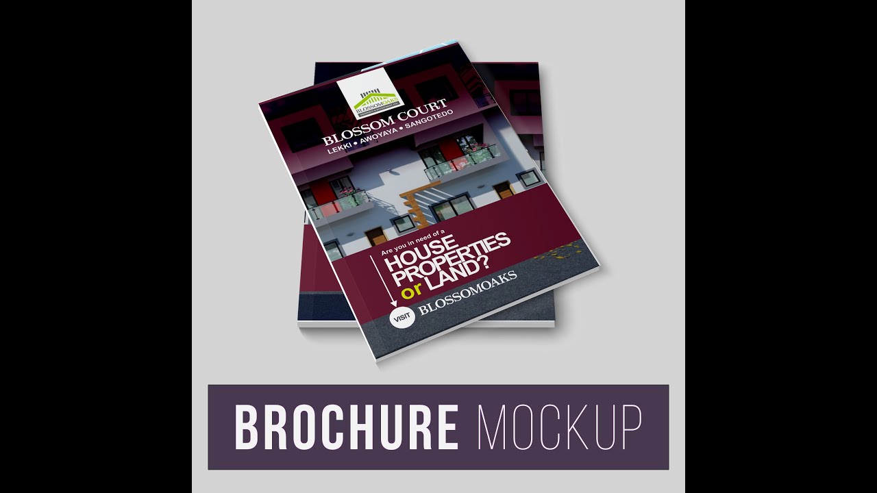 Download #ESTATE #AGENT #BROCHURE | #DESIGNED & #MOCK-UP { CDR / PSD } - YouTube