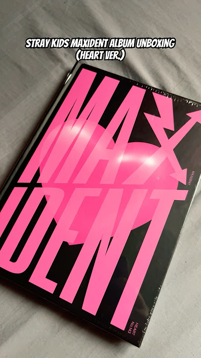 Stray Kids ‘Maxident’ album unboxing - Heart ver. #straykids #skz