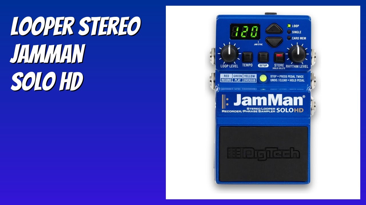 RECENSIONE (2025) : Looper stereo JamMan Solo HD. DETTAGLI