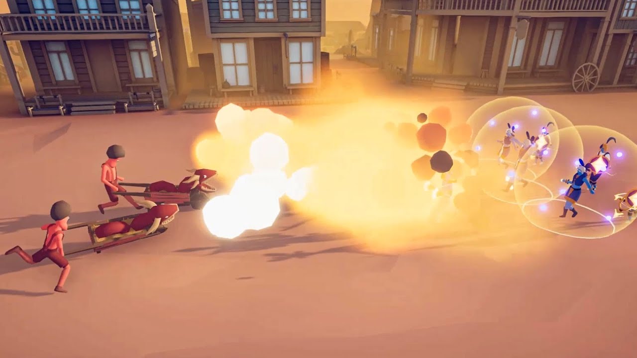 Wheelbarrow Dragon vs Good Team - Totally Accurate Battle Simulator TABS