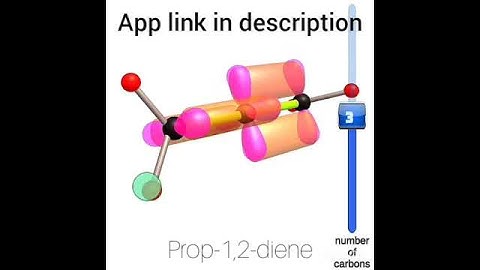 Prop-1,2-diene 3D structure | 3D app for molecules | Chemistry Complex Structures