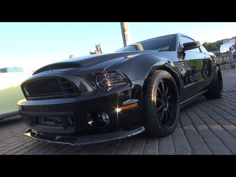 All Black 850 Hp Shelby Gt500 Super Snake Sound And