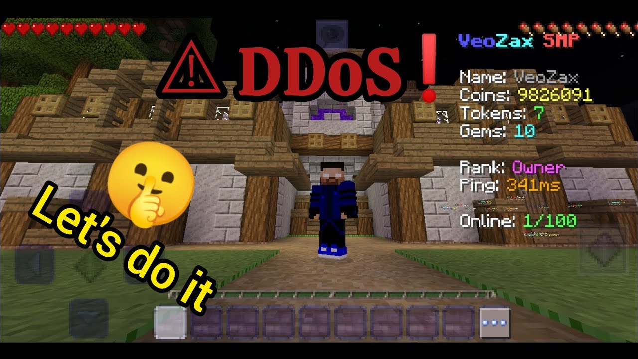 How to ddos any McPE 0.14.3/0.15.10 server so Easily 🗿 🔥 (Entertainment ...