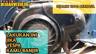 Penyebab dan Cara Mengatasi Busi Vespa Basah