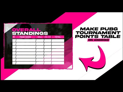 Video: How To Create A Standings