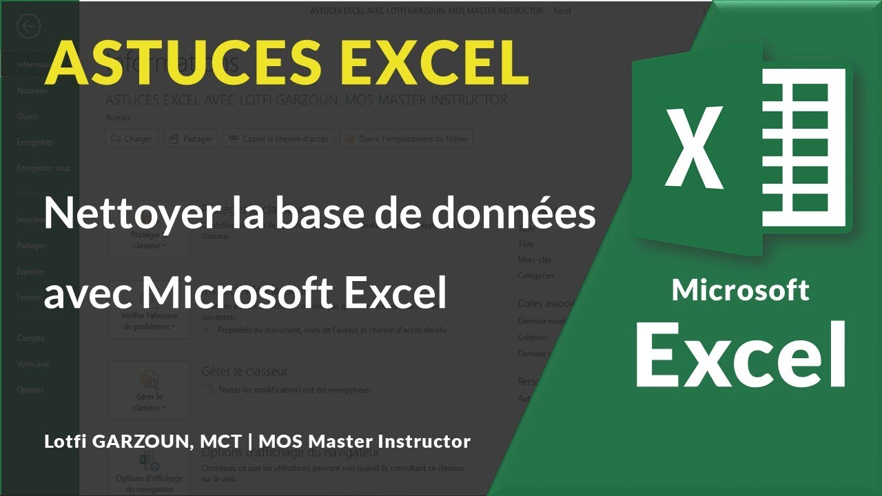 Nettoyer votre base de données avec Microsoft Excel