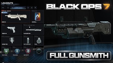 Black Ops 7: All Perks, Overclocks, Attachments Gameplay (Gunsmith Create-a-Class Overview)