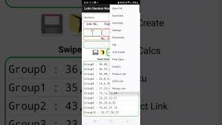 Updated Random Numbers, Items, Passwords Android App.
