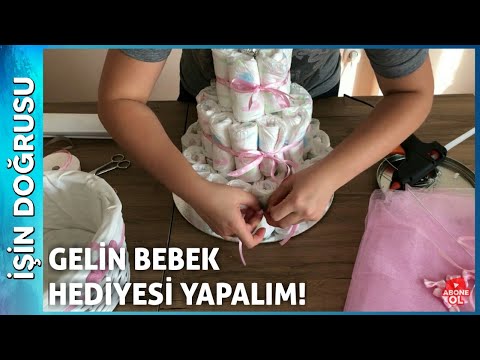 Bebek Bezinden Pasta Nasıl Yapılır?