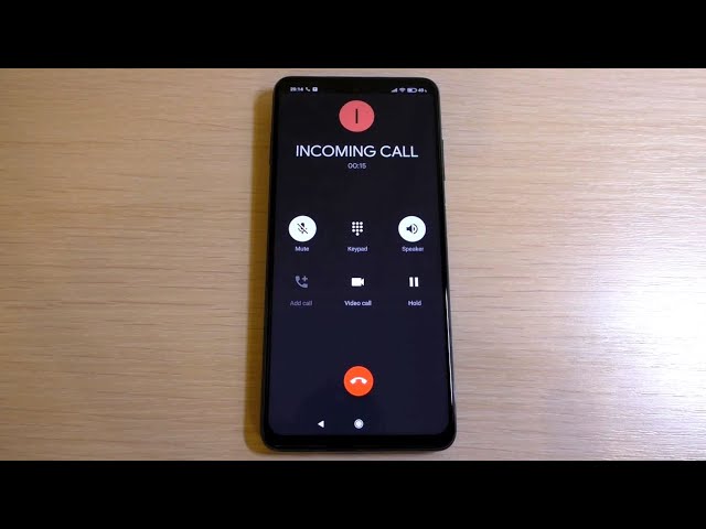 Xiaomi POCO X3 NFC Incoming Call