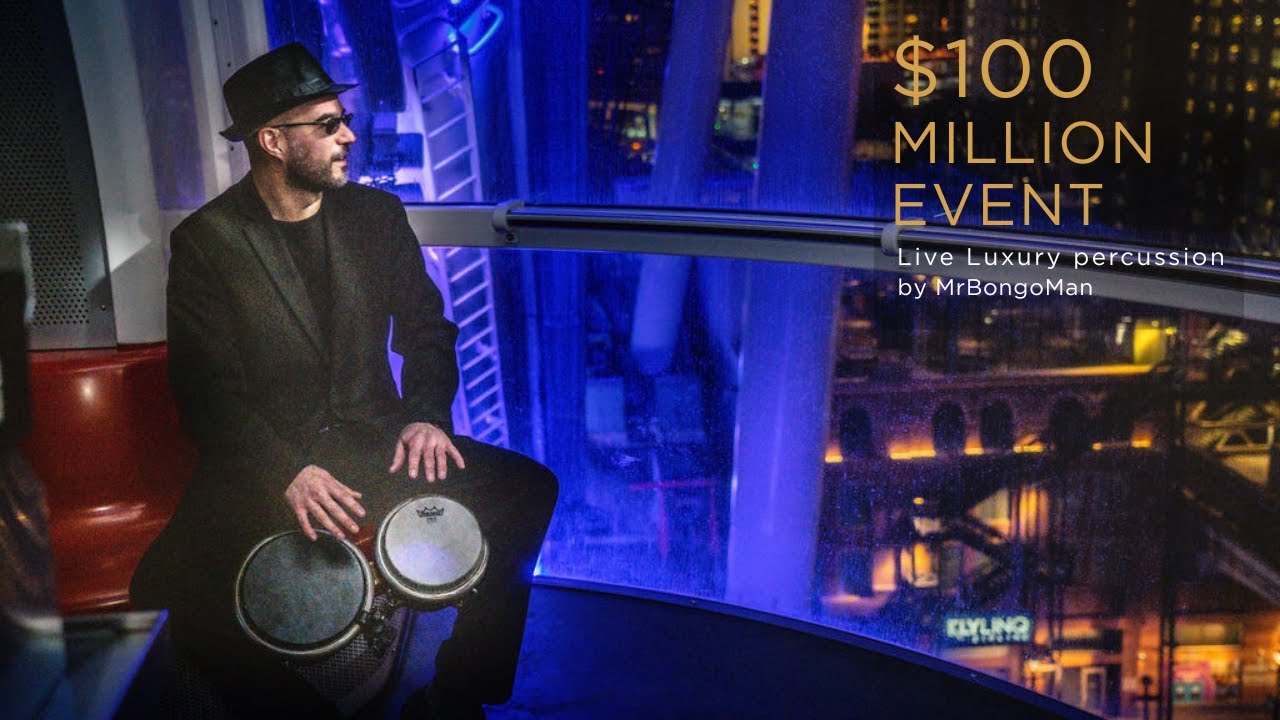 Live Percussion at a $100 Million Miami Event | MrBongoMan