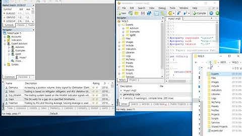 MetaEditor MT5 Terminal Navigator Relations