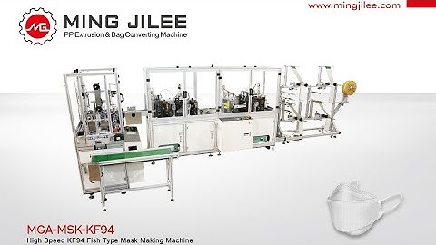 High Speed KF94 Fish Type Mask Making Machine with CE certificated version, MGA-MSK-KF94