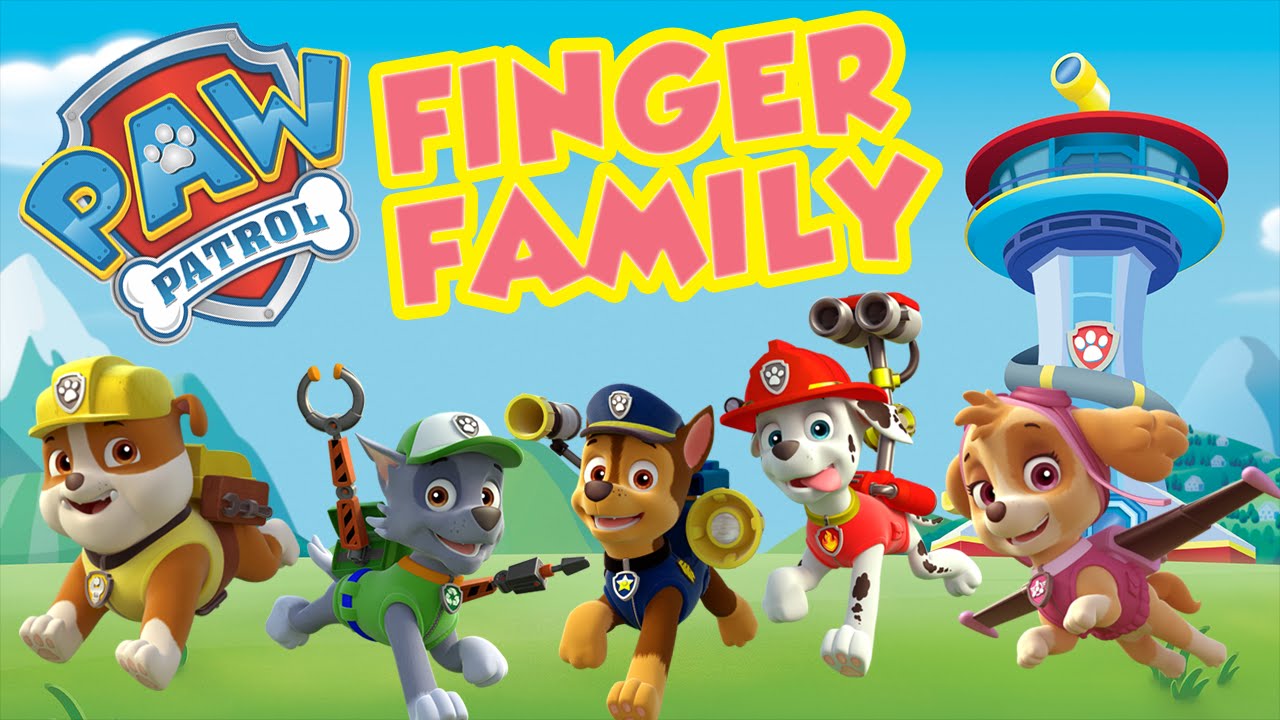 Paw Patrol Finger Family Song Nursery Rhymes La Patrulla Canina You Paw Patrol Finger Family Song Nursery