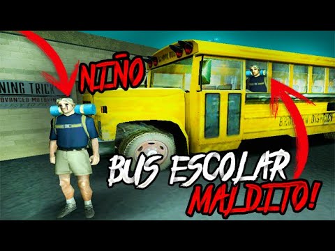 ESTO SUCEDE si Seguimos al "Bus Escolar Maldito" del Gta San Andreas!- Creepypasta Loquendo 2020