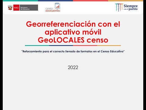 Censo Escolar 2022 - App GeoLOCALES Censo