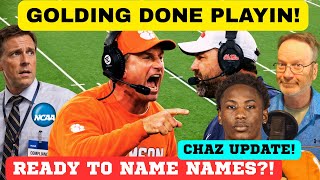 GOLDING DARES NCAA!! CHAZ UPDATE! Tennessee Football,Ole Miss Football,Clemson football,SEC FOOTBALL