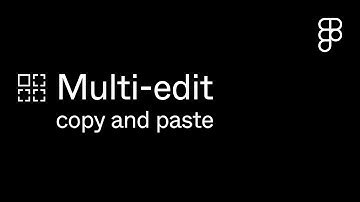Multi-edit: Copy and paste