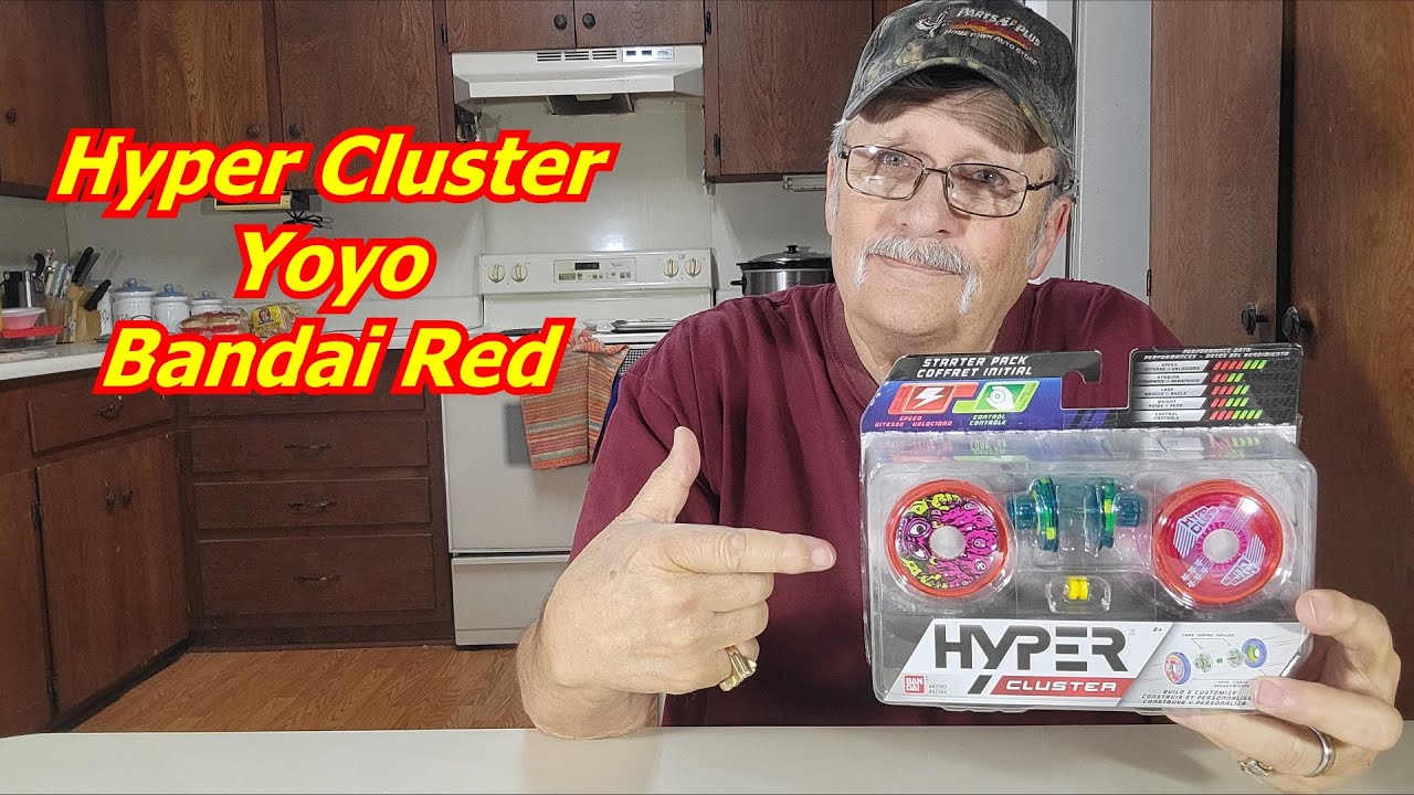Hyper Cluster Yoyo Bandai Red Starter Pack Open Unbox and Assemble