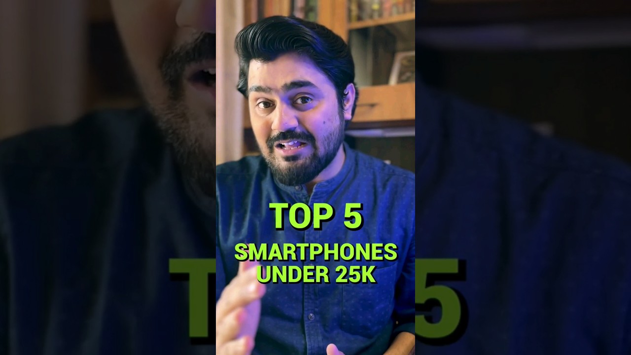 🔥⚡Top 5 Smartphones Under 25k 🔥#top5 #shorts #short #youtubeshorts #viral #redmi #realme  #techknow
