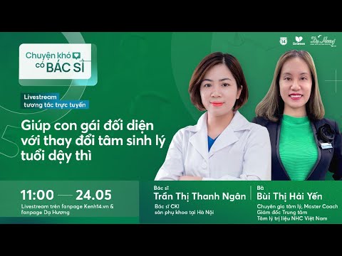 Video LIVESTREAM: GIÚP CON GÁI ĐỐI DIỆN VỚI THAY ĐỔI TÂM... - youtube