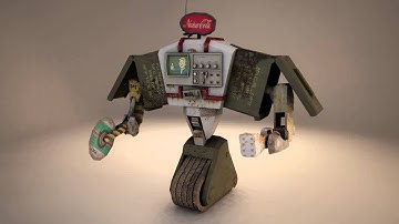 Robot animations 3d minor