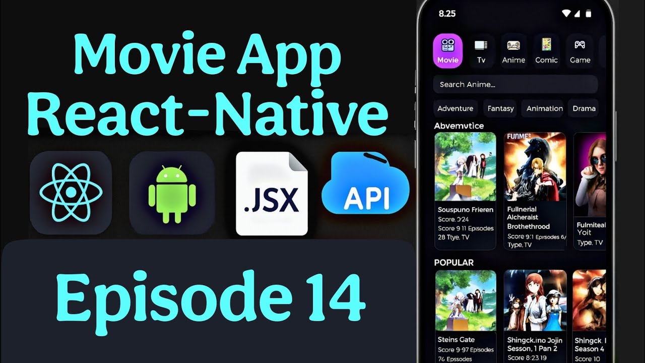 React Native Movie App Tutorial For Beginners – Episode 14: Create Game UI | Zero to Build