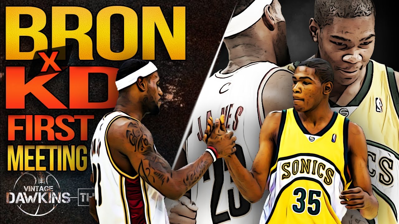 The Game LeBron James First Met Kevin Durant! | Jan 8, 2008 | VintageDawkins